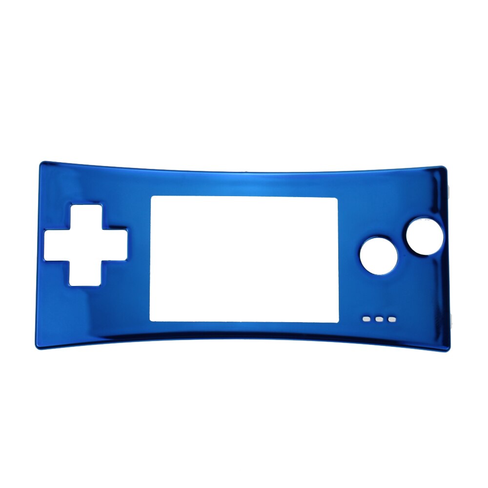 Tingdong chrom-frontplattenabdeckung, Ersatz-frontgehäbenutzen für nintendo Spiel Junge Mikro (gb m)