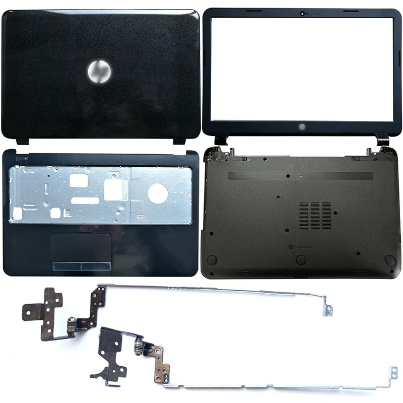 LCD de ordenador portátil cubierta/bisel frontal/bisagras/Palmrest/cubierta inferior para HP 15-G 15-R 15-T 15-H 15-Z 250/255 G3 761695-001 749641-001