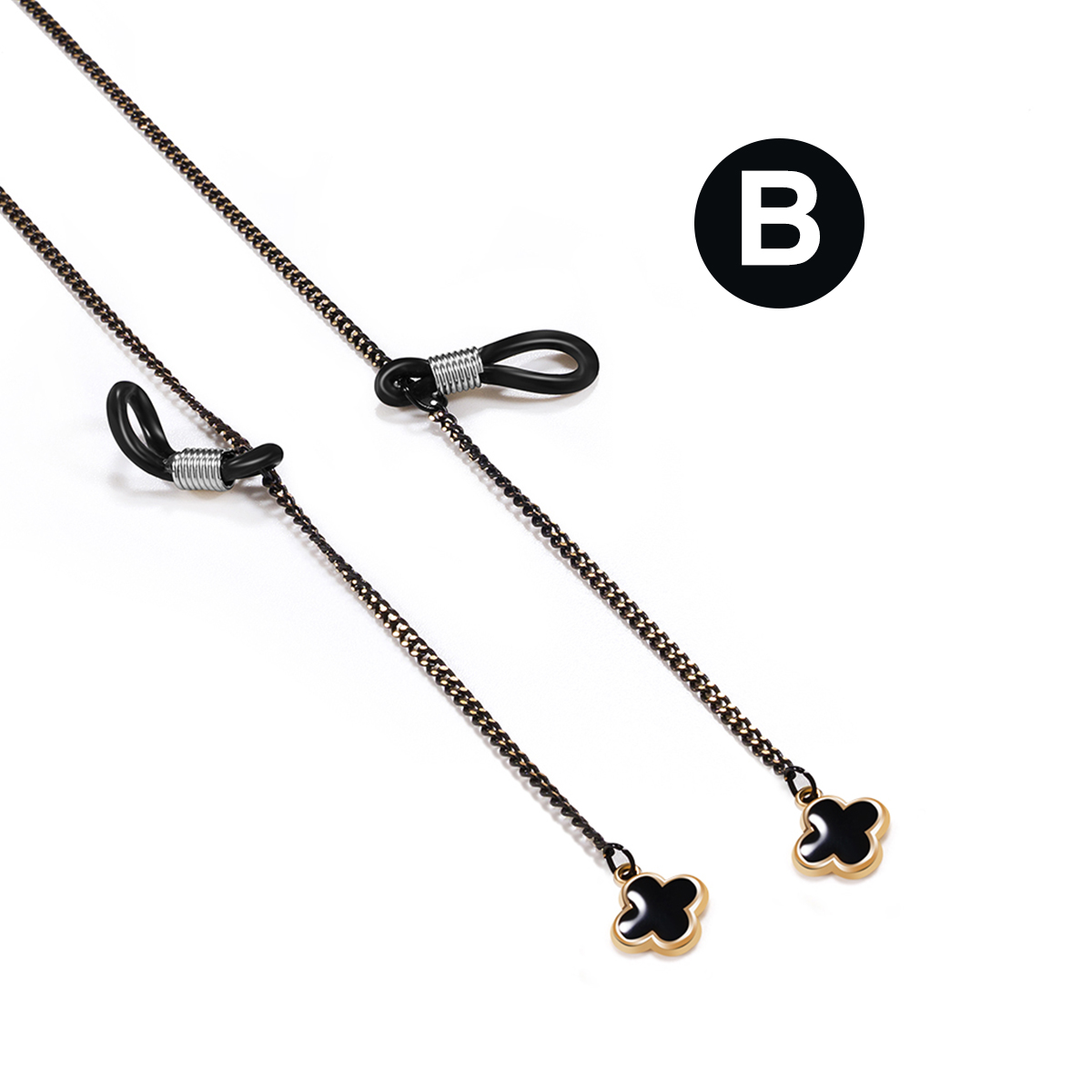 Zonnebrillen Lanyards Leesbrillen Slanke metalen koorden Brillenketting Brillenhouders optische frames touw: Rood