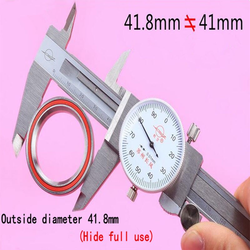 RISK 1pcs Bicycle Headset Bearing Steel MTB Mountain Bike Internal/Integrated/External Headsets Bearing Cycling Supplies Silver