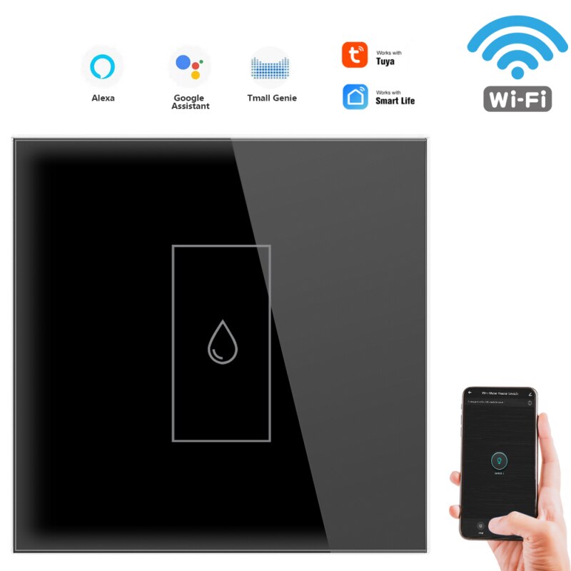 Wifi Boiler Smart Switch Water Heater Switches Voice Remote Control EU Standard Touch Panel Timer Outdoor Work Alexa Google Home