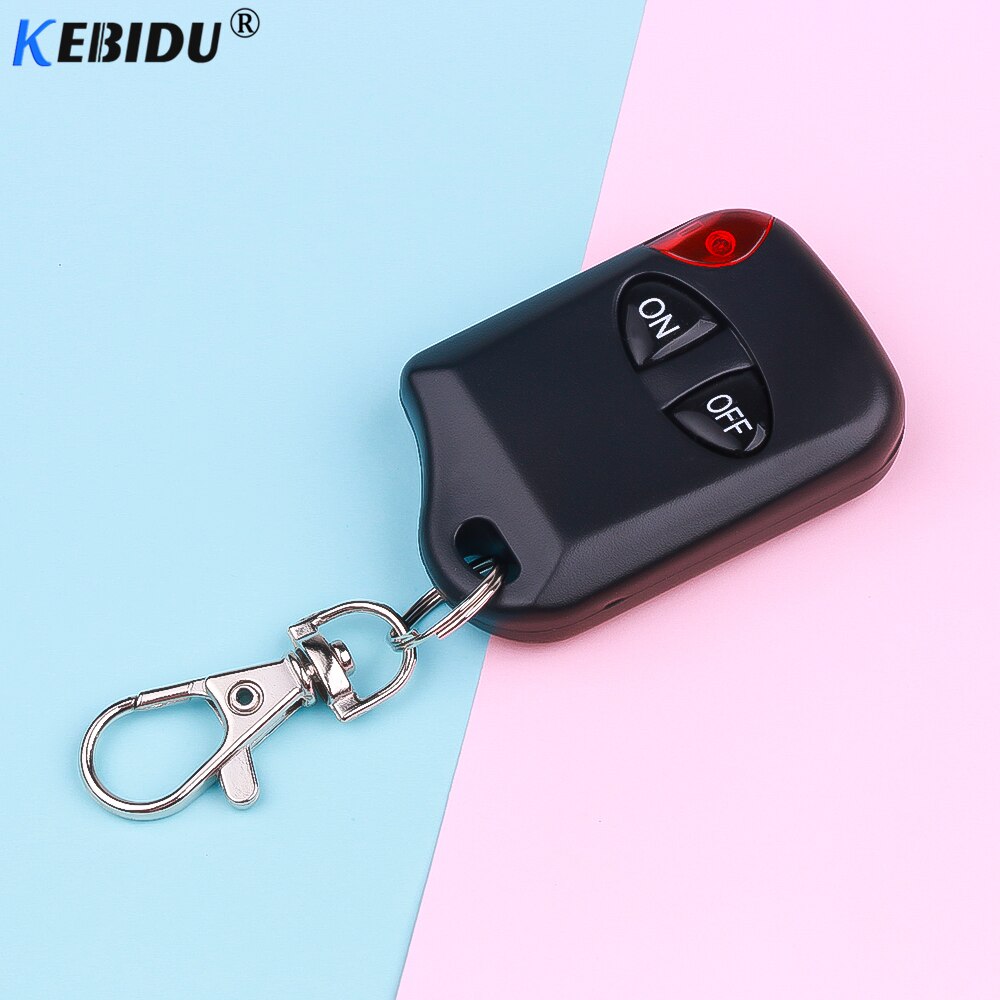 Bil kloning fjernbetjening elektrisk kopi controller mini trådløs sender switch 2 knapper bil nøgle fob 433 mhz til dør hjem