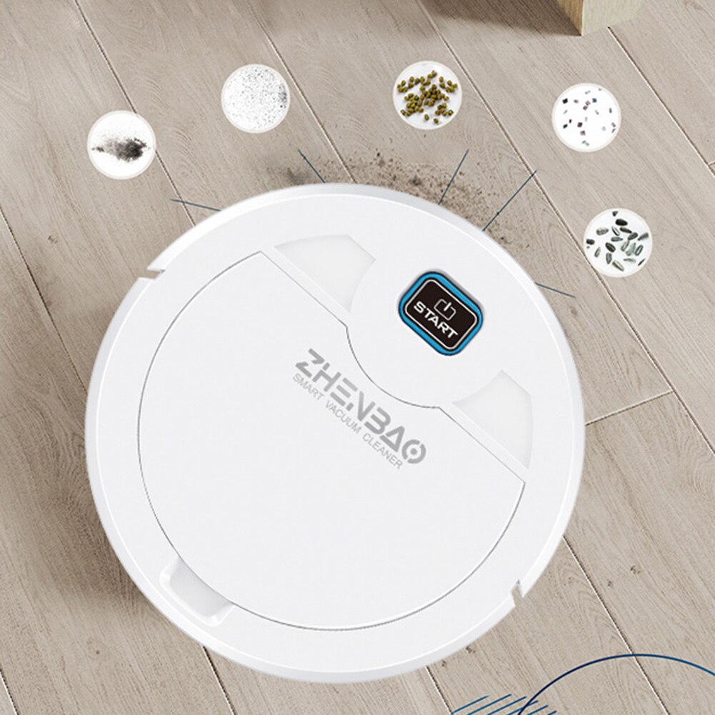 Smart robotstøvsuger flere rengjøringsmoduser støvsuger for kjæledyrhår hardt gulvteppe med uv-lampe lazy sweeper støvsuger