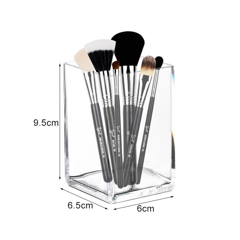 24 gitter læbestift makeup organizer akryl opbevaring makeup organizer til kosmetik læbestift neglelak display stand holder: B