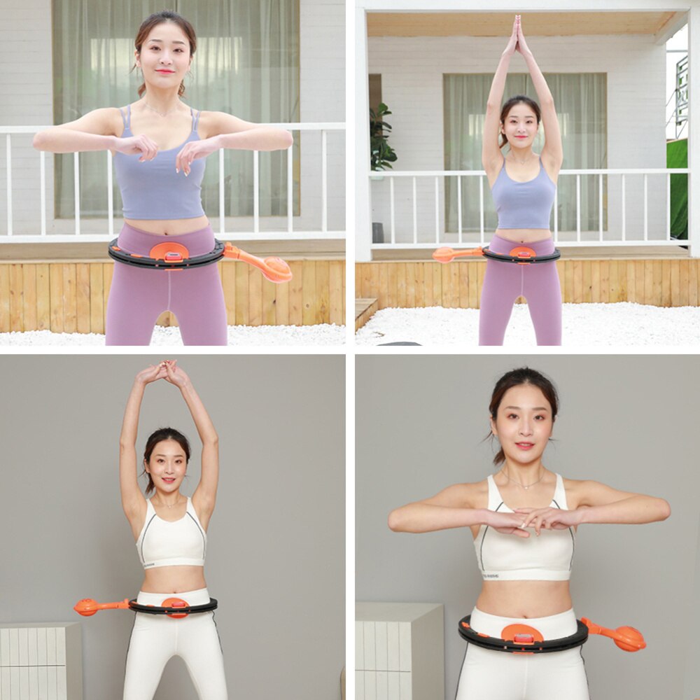 1pc Abdomen Thining Hoop Detachable Waist Hoop Prevention Hoop for Lady Family Girl