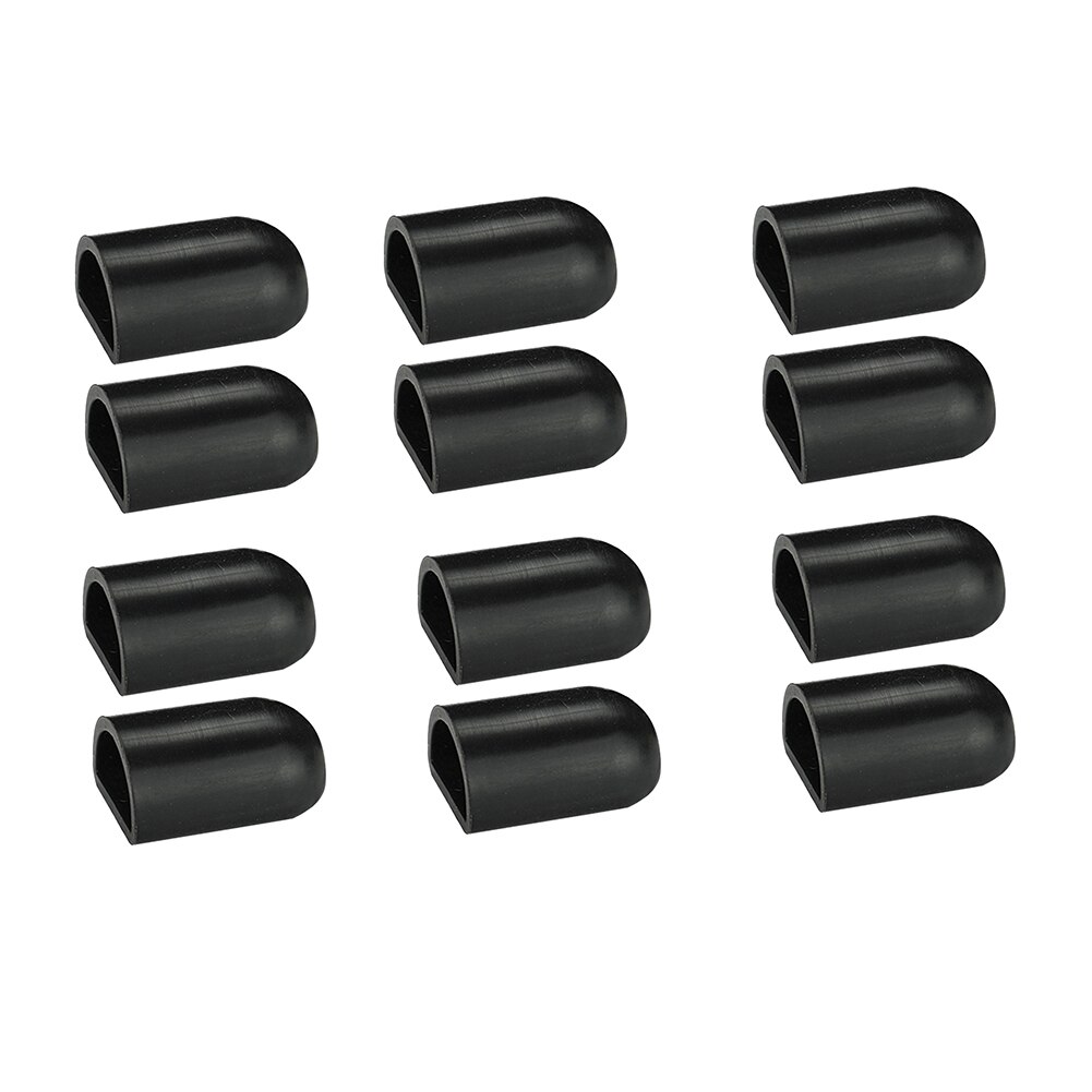 20/10/2個シリコーンスクーターフットレストスリーブキビxiaomi M365/プロninebot ES2/ES4スクーターアクセサリーxiaomi: 12pcs Black