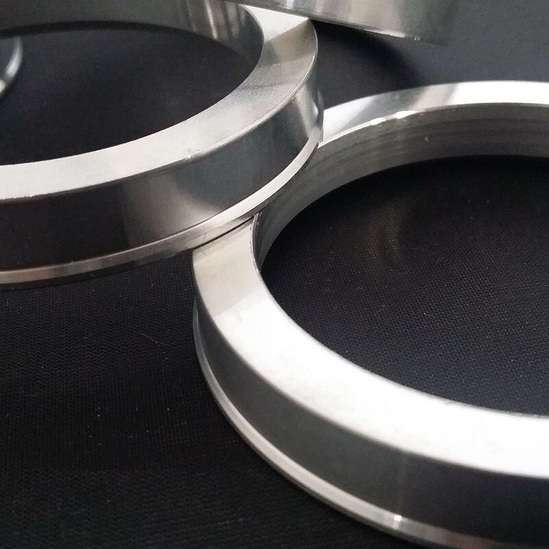 4 Uds. De cubo de aluminio para coche, espaciador centrico VW, anillos de espita, juego de accesorios para automóvil, buje central de orificio de rueda de coche 73,1