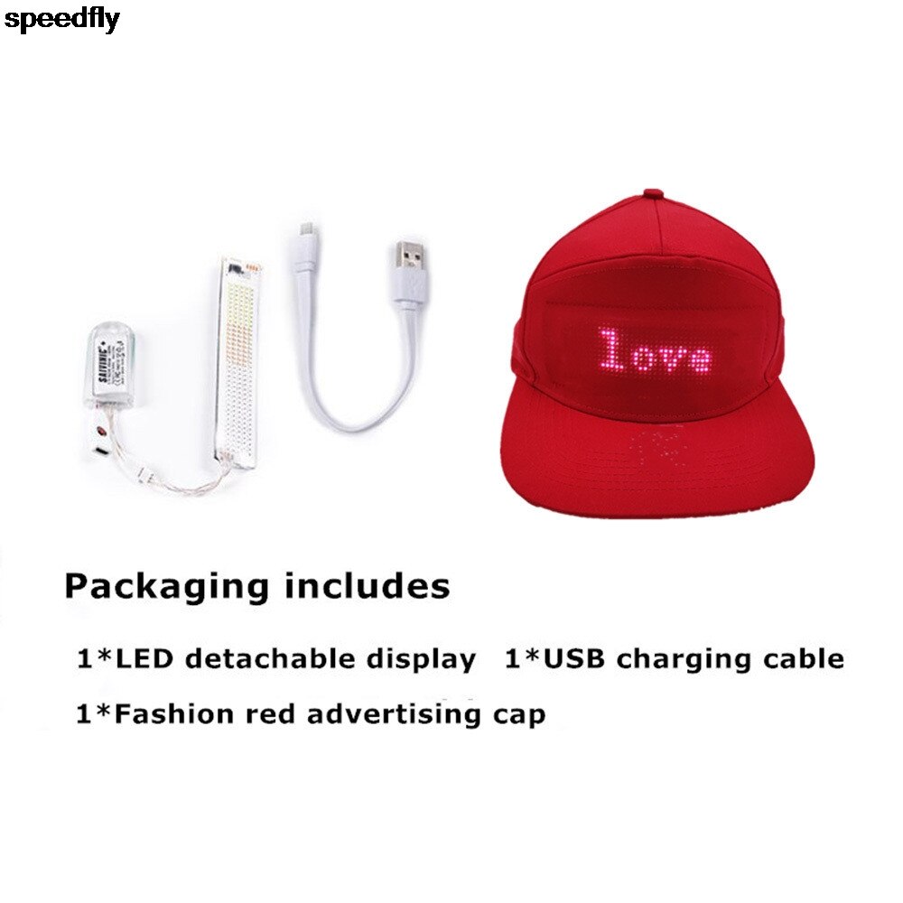 Czapki doprowadziło, wyświetlacz doprowadziło czapki wiadomości na imprezę świąteczną kampania urodzinowa kapelusz gorra biodro chmiel Miami