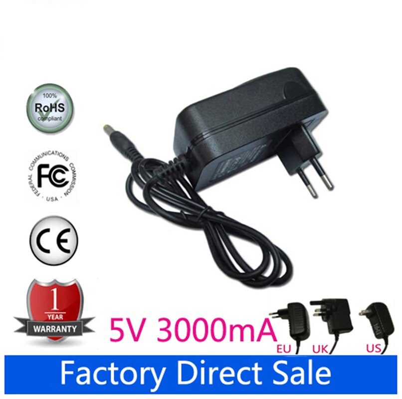 5 V 3A Universele AC DC Power Supply Adapter Wall Charger Voor DNS air mab M104G