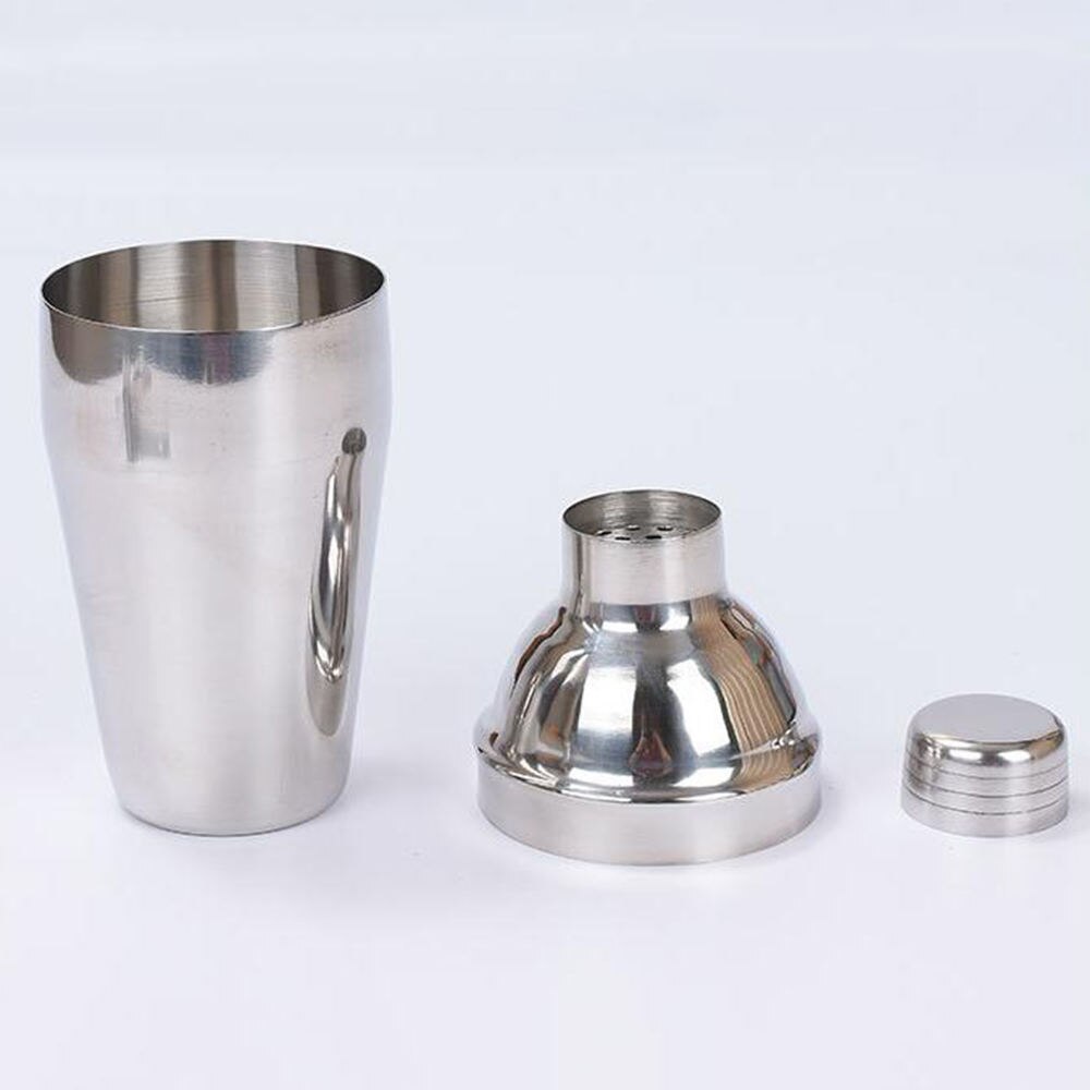 5Pcs Stainless Steel Cocktail Shaker Mixer Drink Bartender Kit Bars Tools Home Kitchen Bar Wine Tool