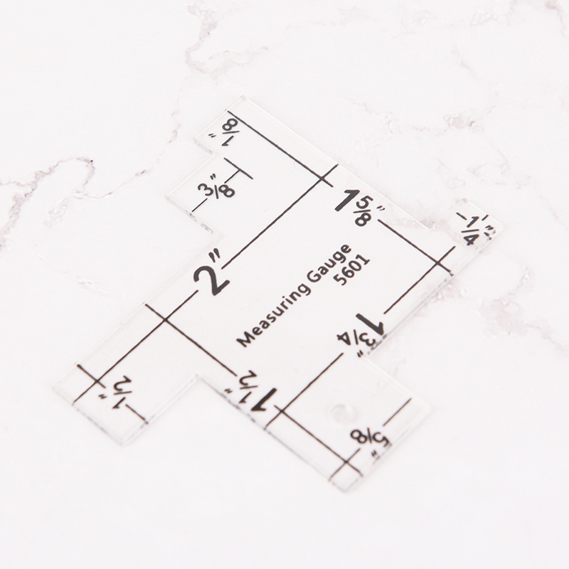 1 st mini plast sömnadsmått quiltlinjaler imperialistisk metrisk skala för sömnad hantverk mätverktyg