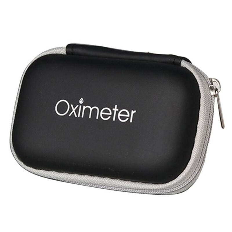 Fingertip Pulse Oximeter Portable Finger Pulse Oximeter Blood Oxygen Saturation Monitor OLED Heart Rate Health Care SpO2 PR PI: Storage bag 1pcs