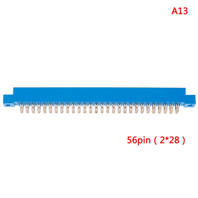 1PC 805 Series 3.96mm Pitch PCB Slot Solder Card Edge Connectors 8-72 Pin 16 Styles: A13