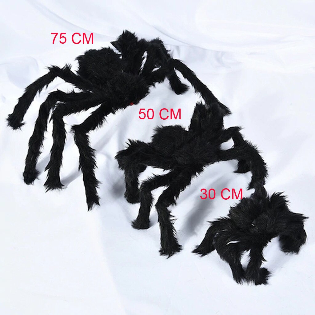 Halloween Decoration Long Plush Spider for Halloween House Decoration Novelty Toy Haloween Scary Party DIY Decoration