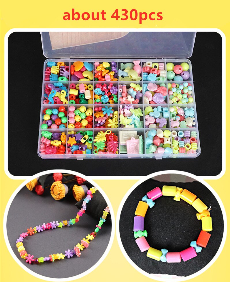 FAI DA TE Braccialetto Bracciale per Bambini Ragazze Gioielli FAI DA TE tariffa Perline impostato Ultime Collane di Charme Nuovo Handmake Bracelect