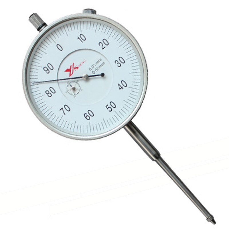 Indicador de Dial de 0,01mm, indicador de dial a prueba de golpes, herramienta de medición de 0-10mm, 0-25mm, 0-30mm, 0-50mm, micrómetro analógico: 0-50mm