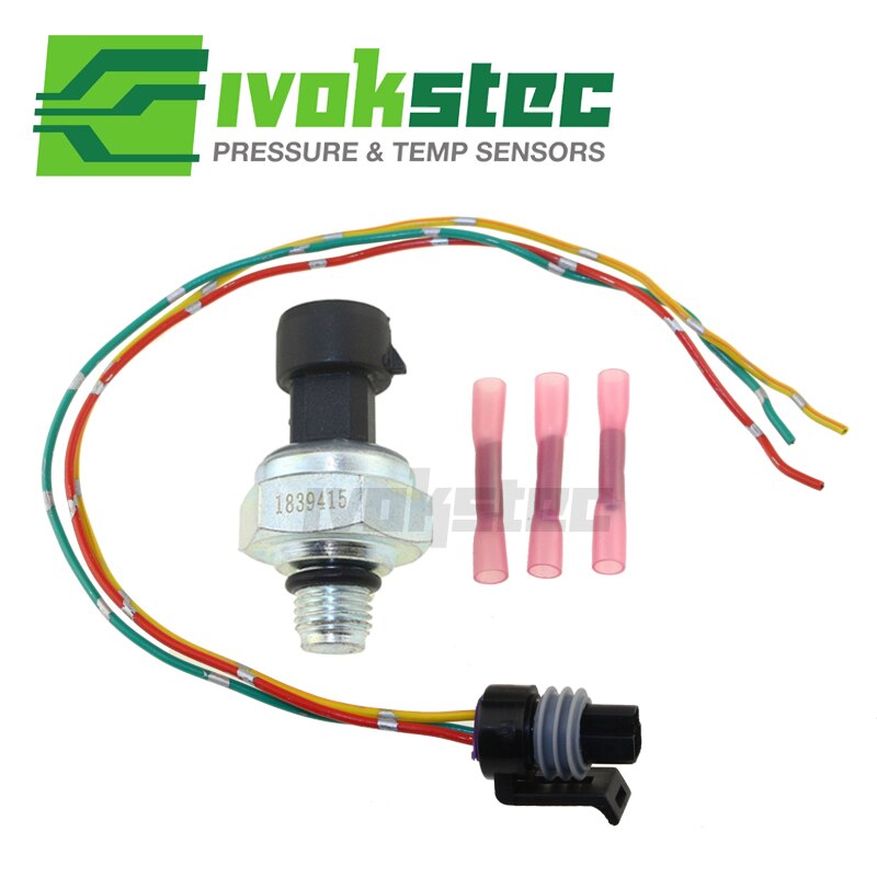 1839415C91 Diesel Engine Oil Pressure EOP Sensor For Navistar DT466E DT570 MAXXFORCE DT 9 10 With Pigtail Harness Connector Plug