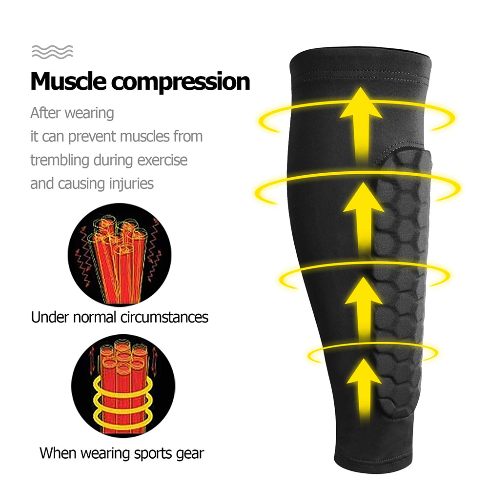 Sports Soccer Shinpads Football Kinds Socks Sleevse Shin Guards Protect Compression Shinguard Safety Protection Guard Volleyball