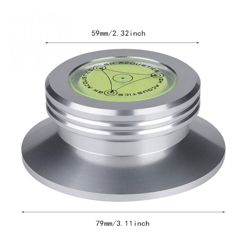 Estabilizador de disco de metal do vinil do lp da braçadeira de peso do registro de alumínio para acessórios do jogador dos registros