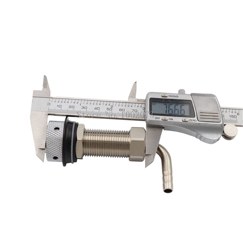 Homebrew Draft Beer tap faucet G5/8 Thread Adjustable Faucet with 75mm Long Shank Keg Tap Spout Beer Dispenser Tap