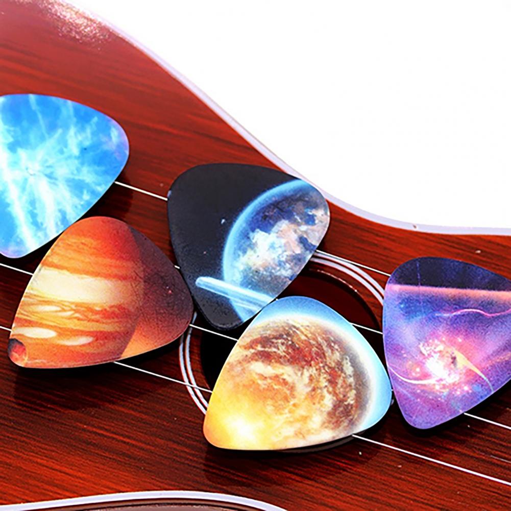 Púas acústicas para guitarra eléctrica, accesorios para púas, Plectrum, celuloide, 10 unidades