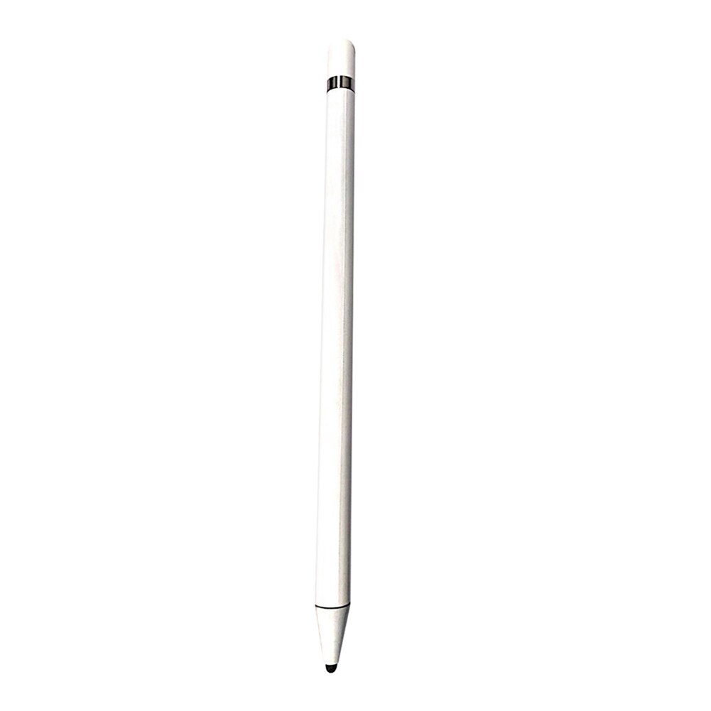 Universel touch screen blyant til iphone android ipad tablet pen glat skrivning kapacitiv stylus pen tablet touch screen pen: Hvid