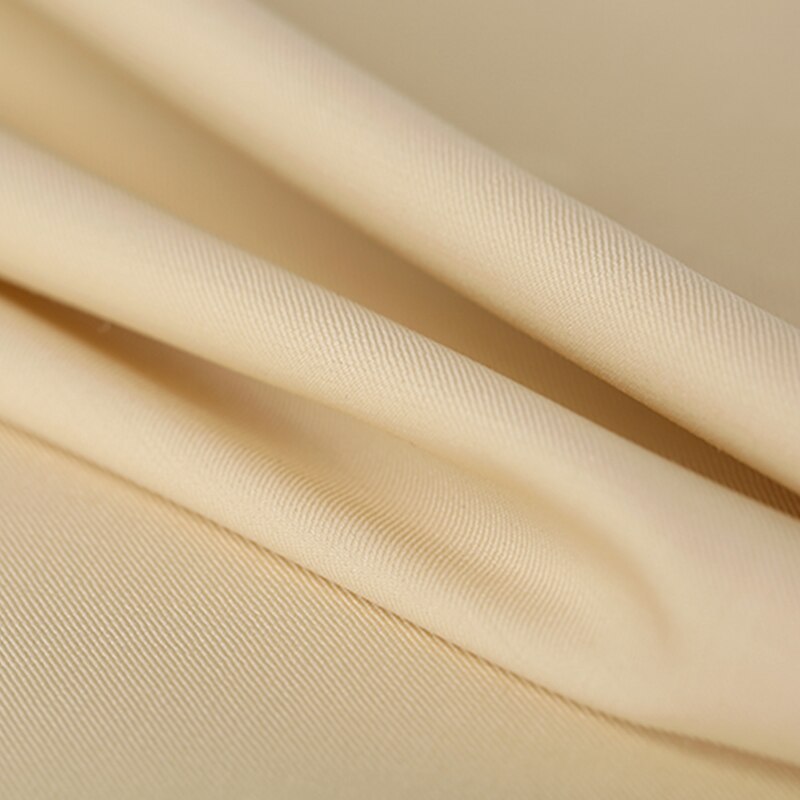 19 høst 154cm bredde ull silke merke stoff til kvinner kjole ren farge klut gjør-det-selv sying