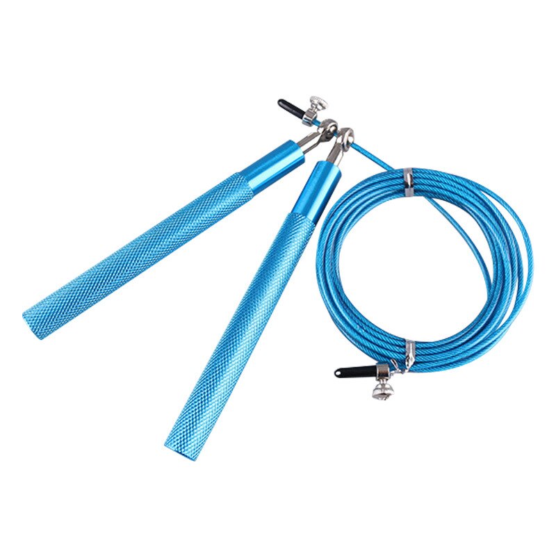Cuerdas de saltar para Fitness, cuerda de saltar de velocidad de alambre de acero pesado para crossfit, equipo de entrenamiento de boxeo, ejercitador de gimnasio, novedad