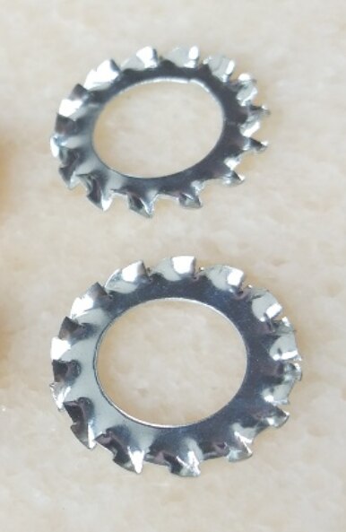Écrou hexagonal fin plat avec capuchon à vis en acier au carbone, Zinc doré/écrous dorés, embout 1mm, écrou hexagonal fin, M6 M8 M10 M12 M14 M16 * 1mm: M10 outer tooth10pcs