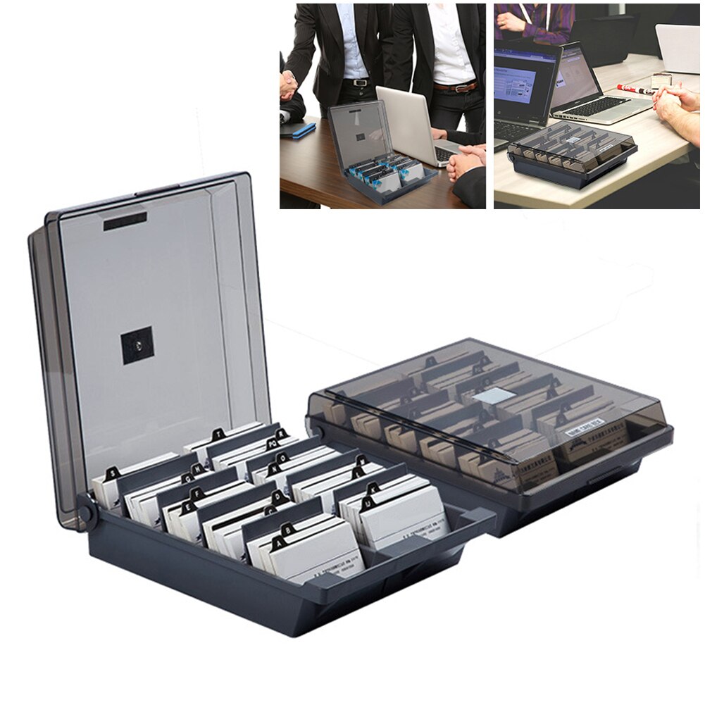 500 Pcs Cards Holds Business Card Organizer Large Name Card Holder with Index Tabs for Business Cards Men Business