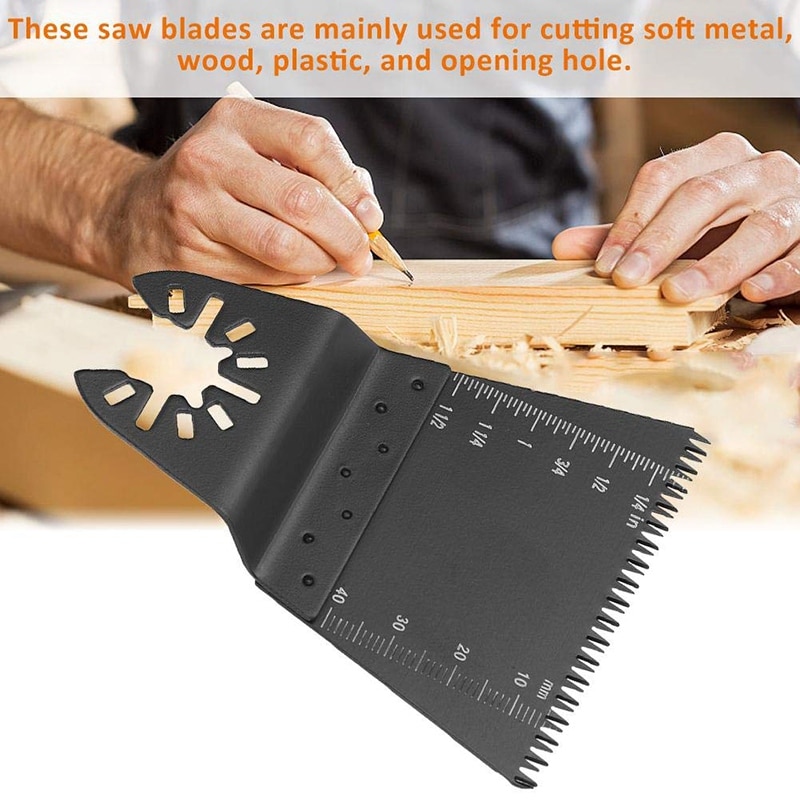 10 stuks multifunctionele precisiezaagbladen oscillerende multitool zaagbladen voor renovatie power cutting multimaster tools: Default Title