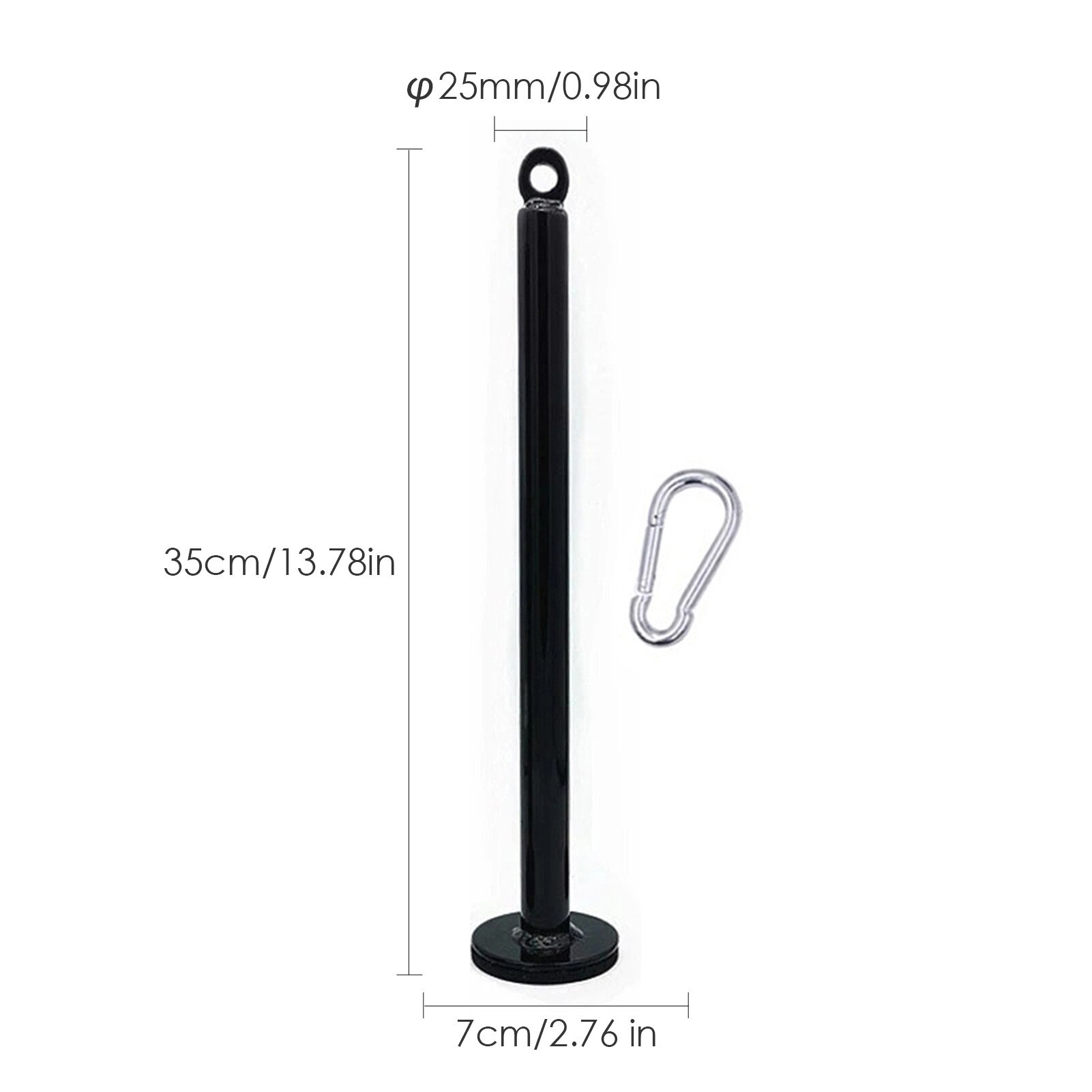 Weight Plate Loading Pin Grip Strength Training Stand Home Rack with Carabiner Fitness Accessories Maximum about 300kg: Green