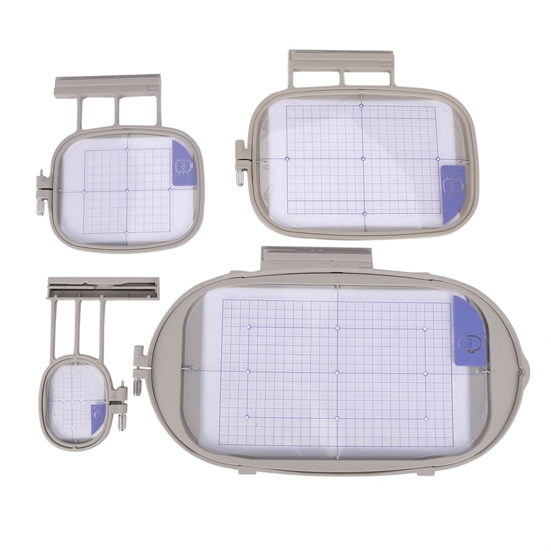 4Pcs Sewing Machine Embroidery Hoop for Brother Innovis 1500 1500D 2500D 4000D 6000D(SA437,SA438,SA439,SA441)