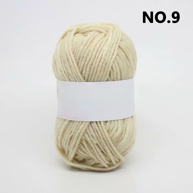 Warm DIY Milk Cotton Blend Yarn Baby Wool Yarn for Knitting Children Hand Knitted Yarn Blanket Crochet Yarn: 9