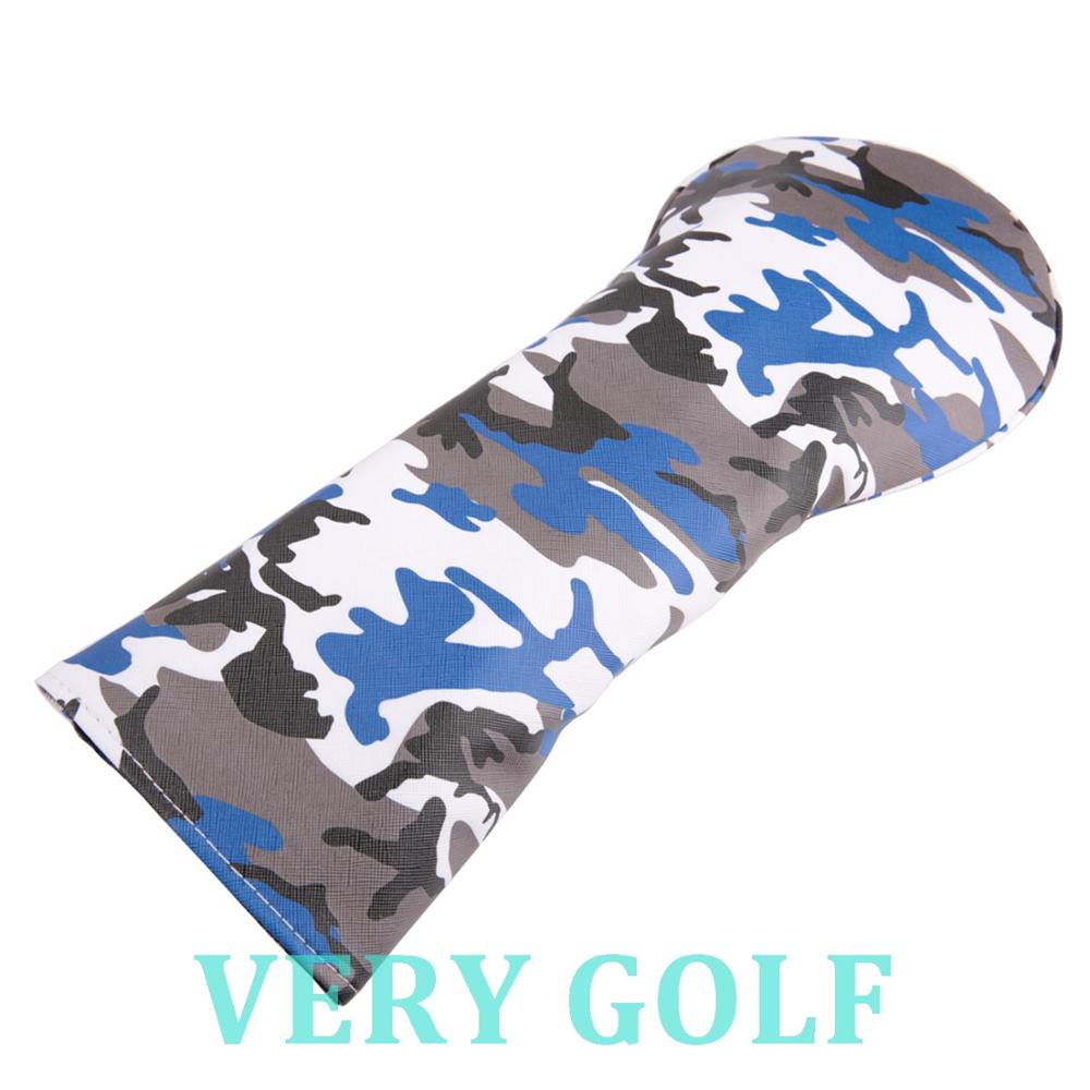 1pc Golf Club Driver Head Cover Soft Polyester Leer met Camouflage Patroon Driver Headcover