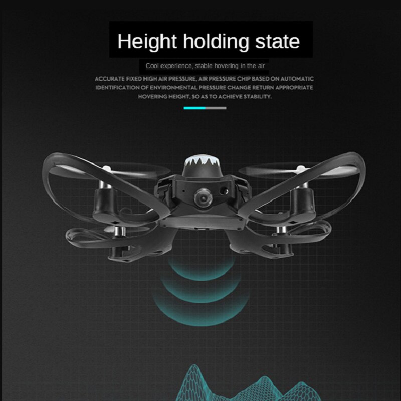 Thermische Pin 2.4G Gesture Control Folding Vliegtuigen Handschoenen Mini Zes-As Ufo