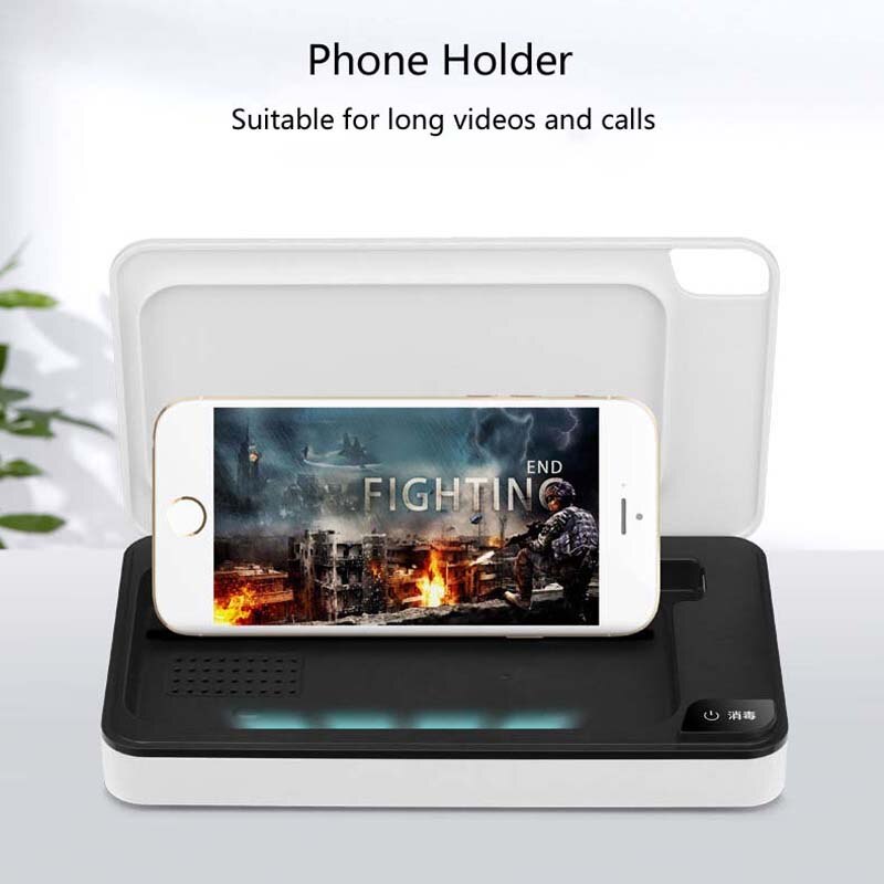 Portable Mobile Phone Sanitizer And Charger Uv Sterilizer Multi Function Mask Sterilizer Makeup Ultraviolet Disinfectant Machine