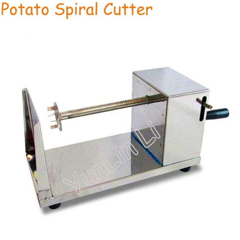 Potato Spiral Cutter Stainless Steel Manual Fruit Vegetable Spiralizer Spiral Potato Cutter Kitchen Tools