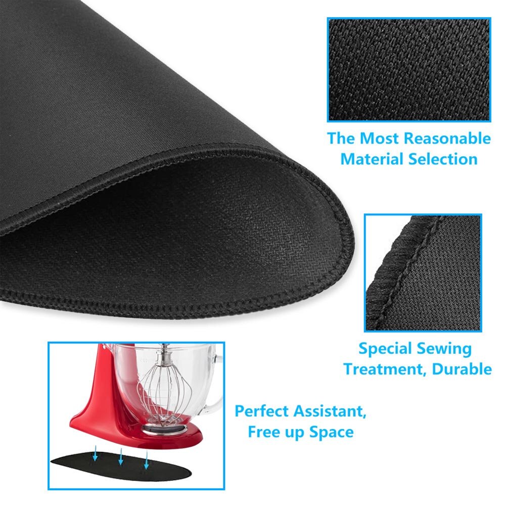 Pad for KitchenAid Mixer Sliding Appliance Rolling Tray Mixer Mover Compatible with Tilt-Head Stand Mixer Durable Material
