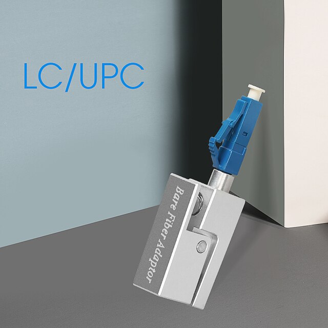 Optic Fiber Connector FC SC ST Square Bare Adapter Flange Temporary succeeded OTDR Test Coupler Special: LC-UPC