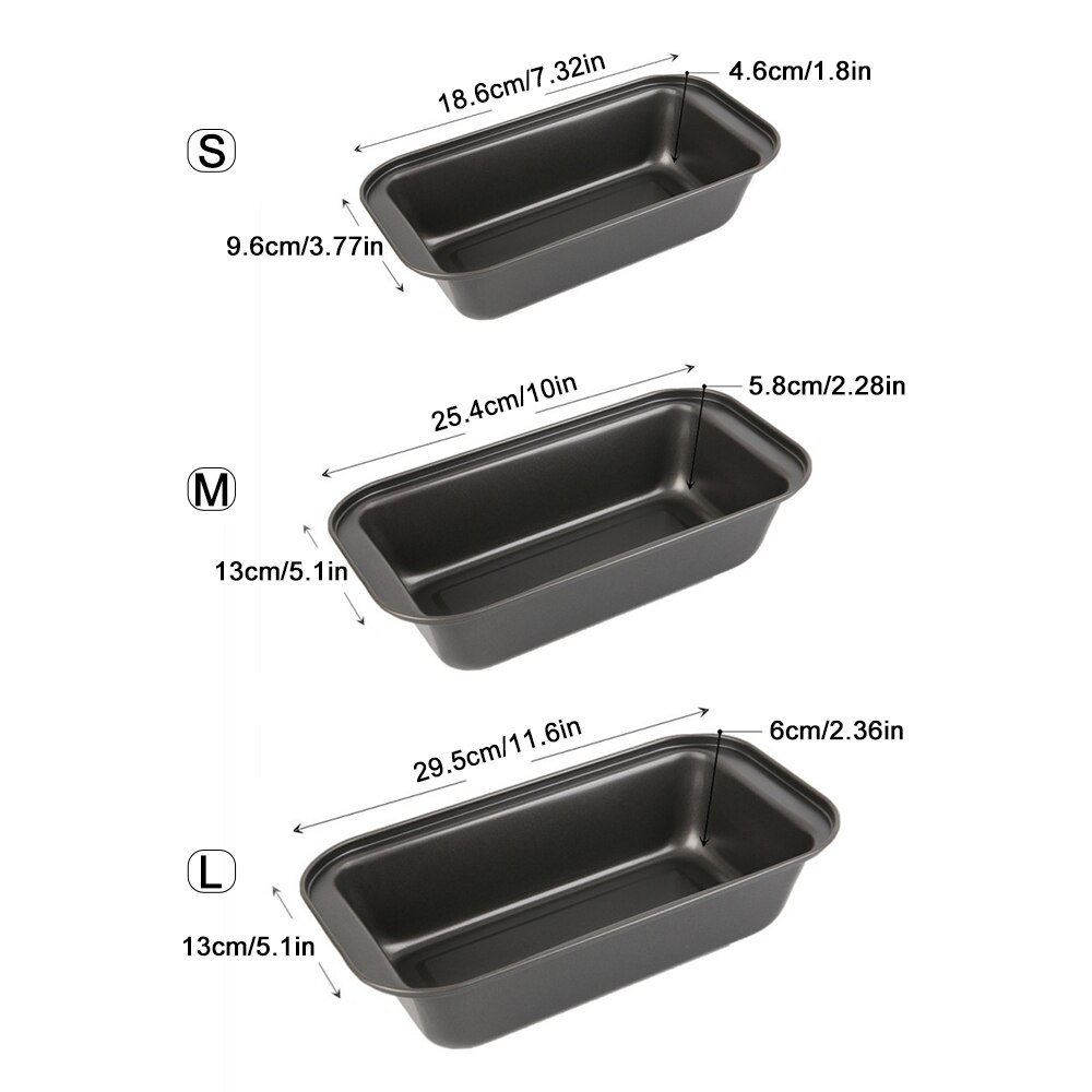 Loaf Pan Rechthoek Bakken Cakevorm Non-stick Kaas Doos Brownie Cakevorm Non Stick Pan Voor Bakken Brood loaf Keuken Tool