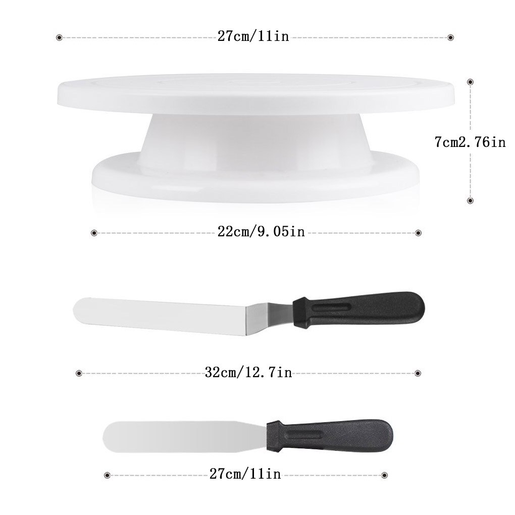 32 Stks/set Cake Turntable Icing Bag Piping Nozzles Set Thuis Bakkerij Cake Decorating Gereedschap Kit