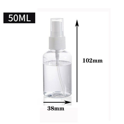 5Pcs 30Ml/50Ml/100Ml Pet Clear Lege Spray Flessen Draagbare Reizen Purfume Verstuiver Reizen container
