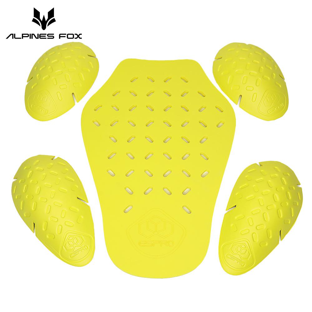 Universal Motorcycle Armour Jacket Insert Back Protector Shoulder Elbow Pads Anti-Shock Motorbike Armor Jacket Accessories: MULTI