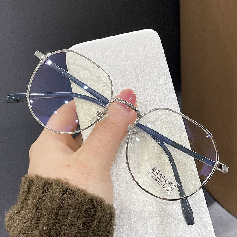 Transparent Computer Glasses Frame Women Men Anti Blue Light square Eyewear Blocking Glasses Optical Spectacle Clear Eyeglass