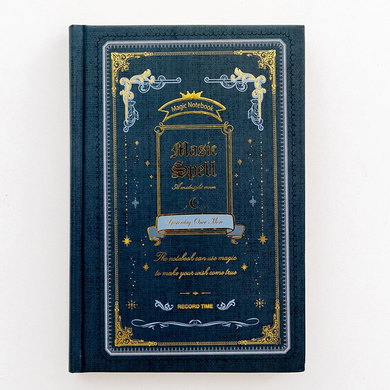 "magic spells versie 2 " hardcover groot dagboek vintage mooi dagboek zakelijk studie notitieboek briefpapier: C