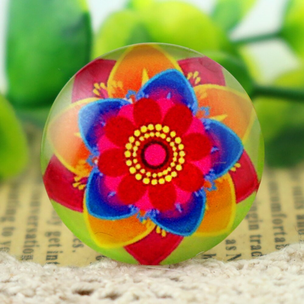 5pcs/Lot 25mm Tree Handmade Photo Glass Cabochons: F6-42