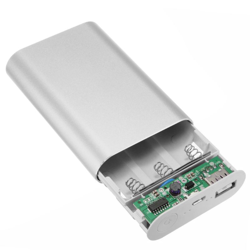 Aluminum 5V 2A Power Bank Case Kit 3X 18650 Battery Charger Box for Cell Phone