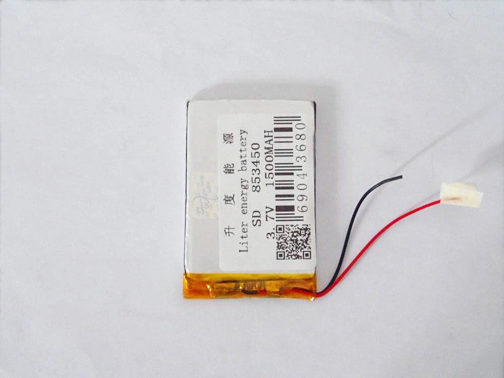 Liter energy battery Lithium polymer battery 853450 3.7V 1500MAH speaker lamp battery 50 * 34 * 8.5MM