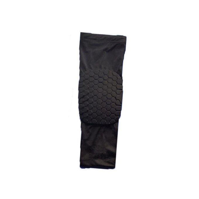 1 st. basketbal beenbeschermers ademend voetbal kniebeschermers ondersteunt sportveiligheid kniebeschermers bumper kniebeschermers beschermingspads.: Zwart / Xxl